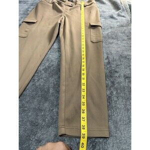 Soho Apparel Women's Brown Satin Cargo Pants Size XL